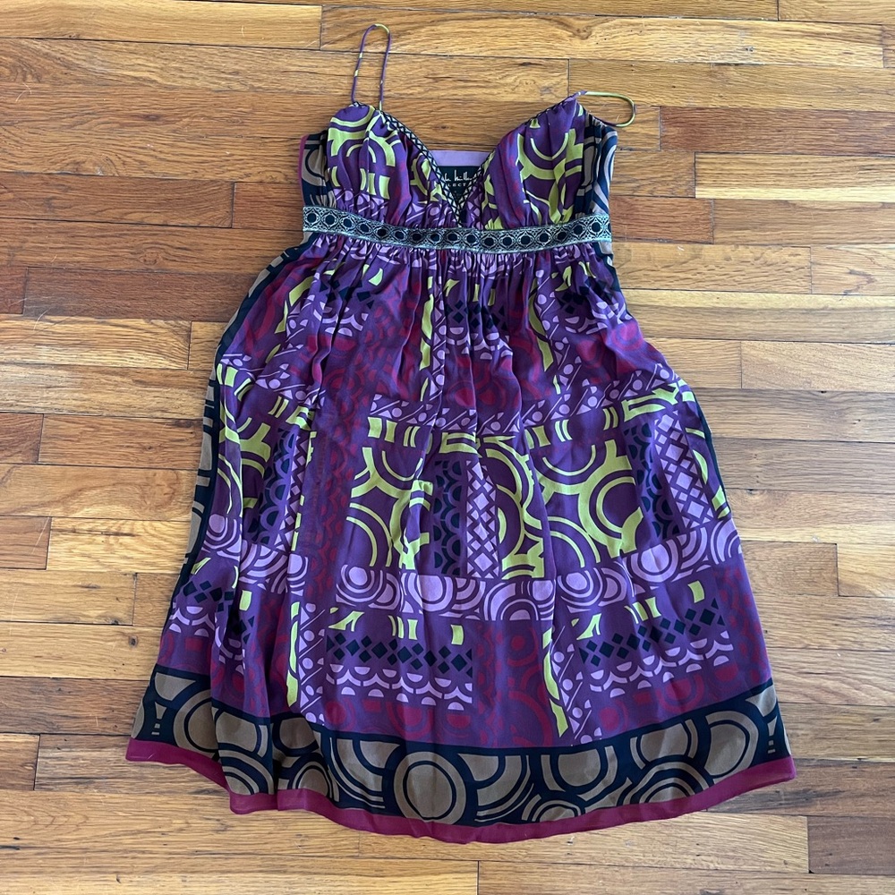 Women’s Nicole miller babydoll tank dress size 4